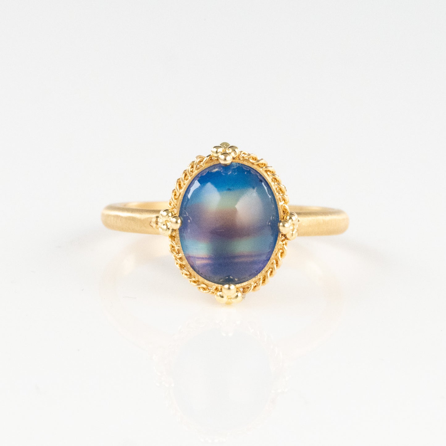 AMÁLI One of a Kind 18K Moonstone Ring