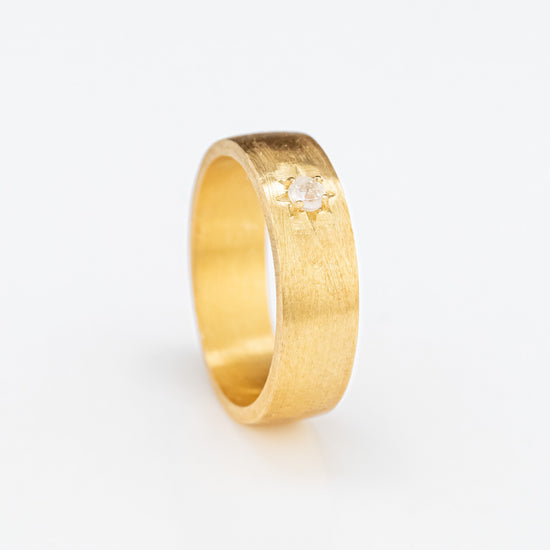 Lyra Golden Gypsy Moonstone Ring