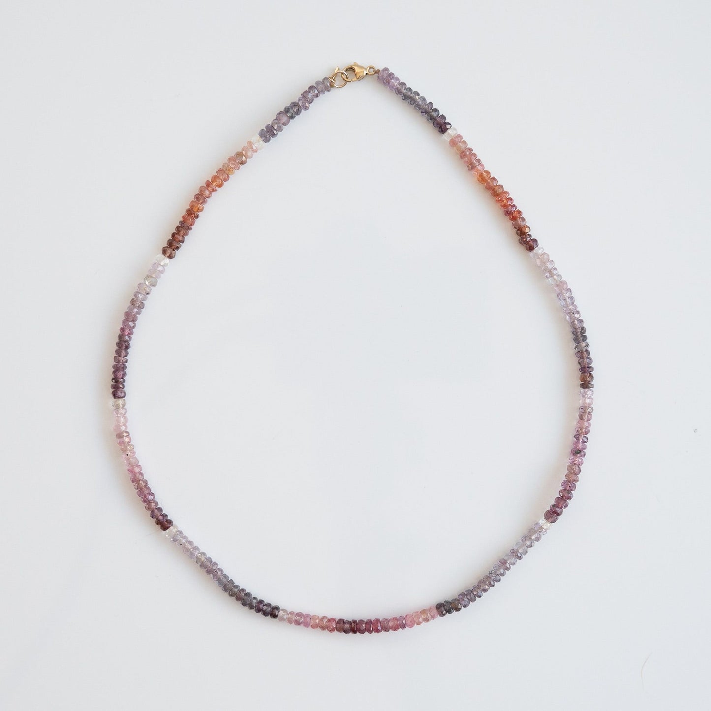 14K Yellow Gold Pink Spinel Petra Necklace