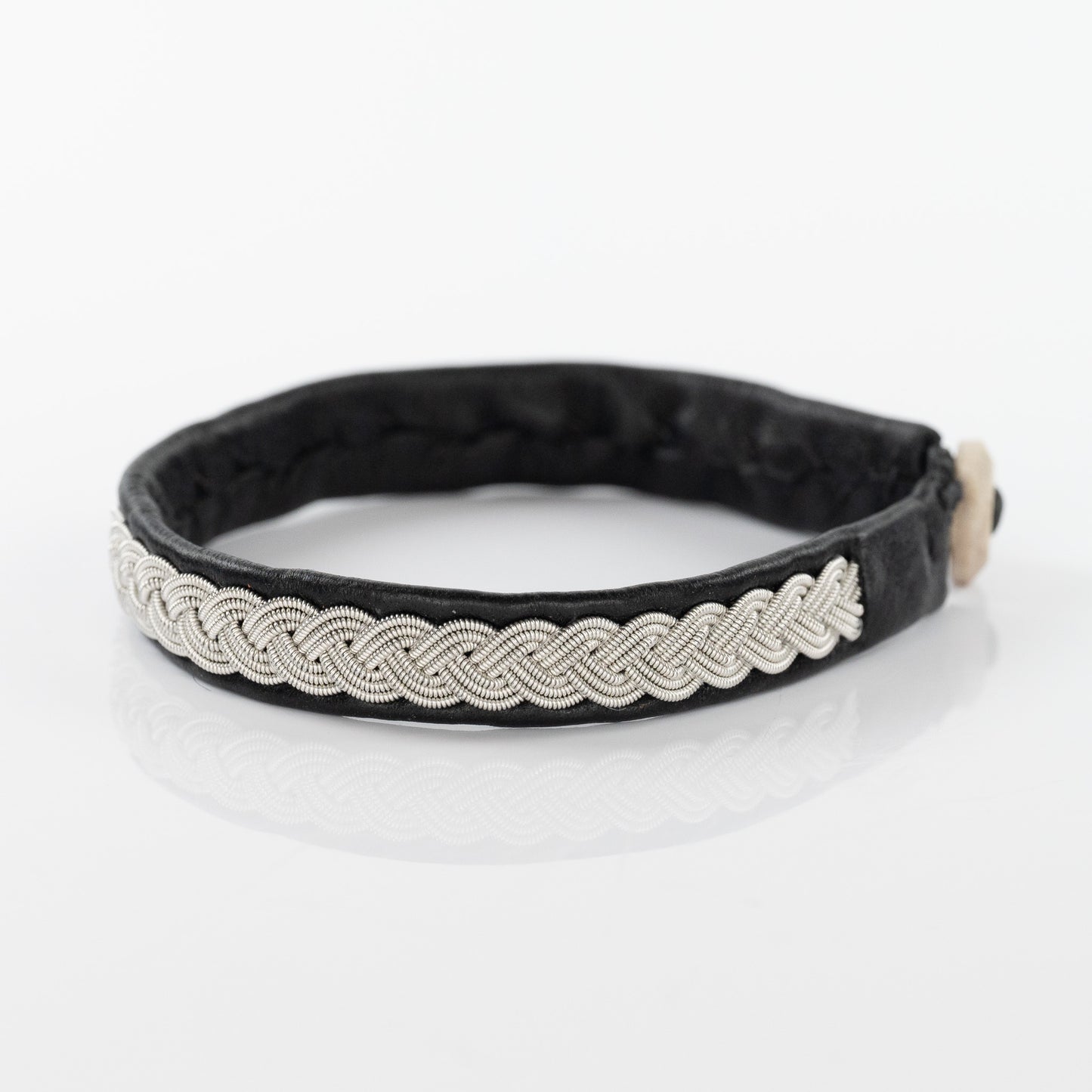 Tundra Simple Black Nine Strand Braid Bracelet