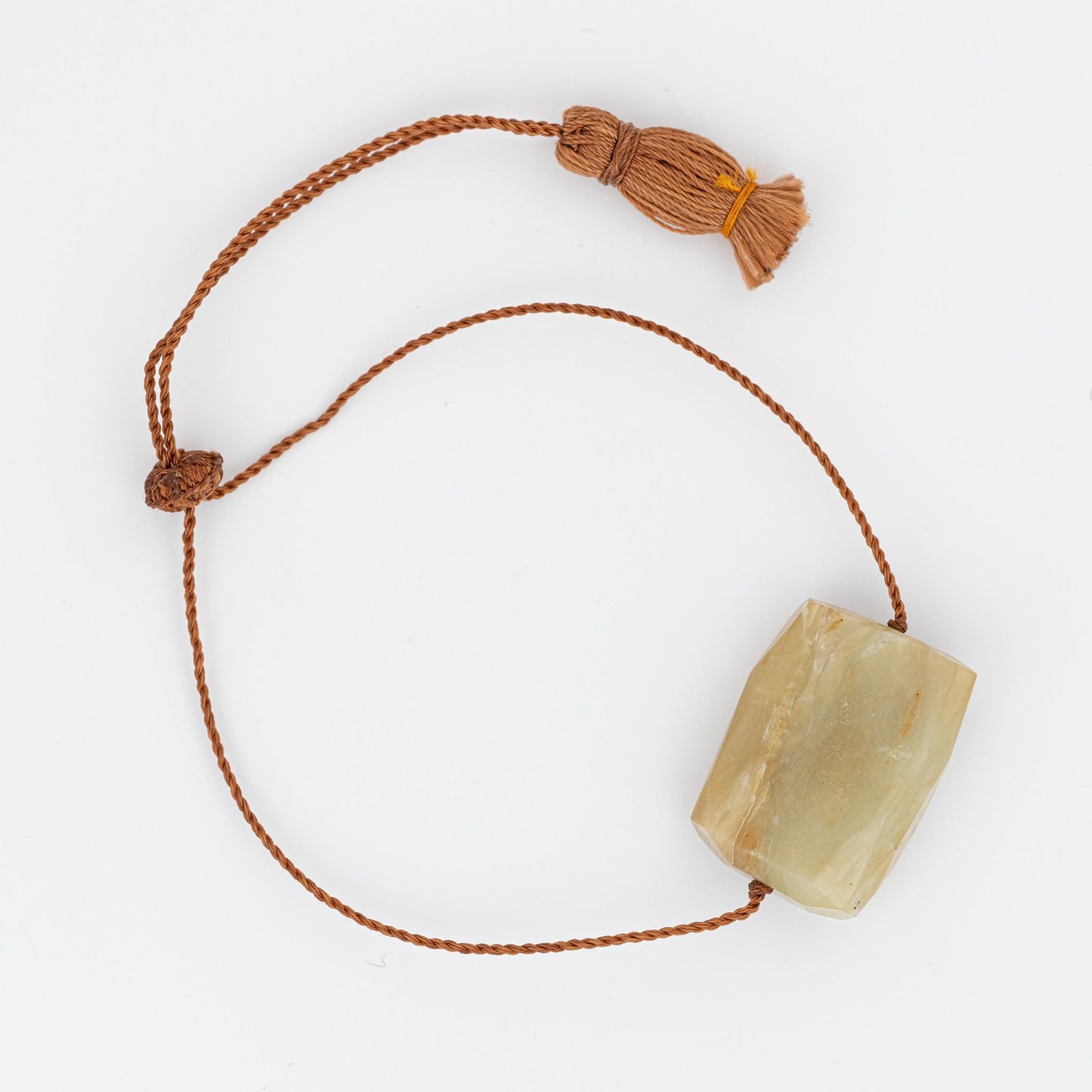 Single Stone Flax Opal Bracelet