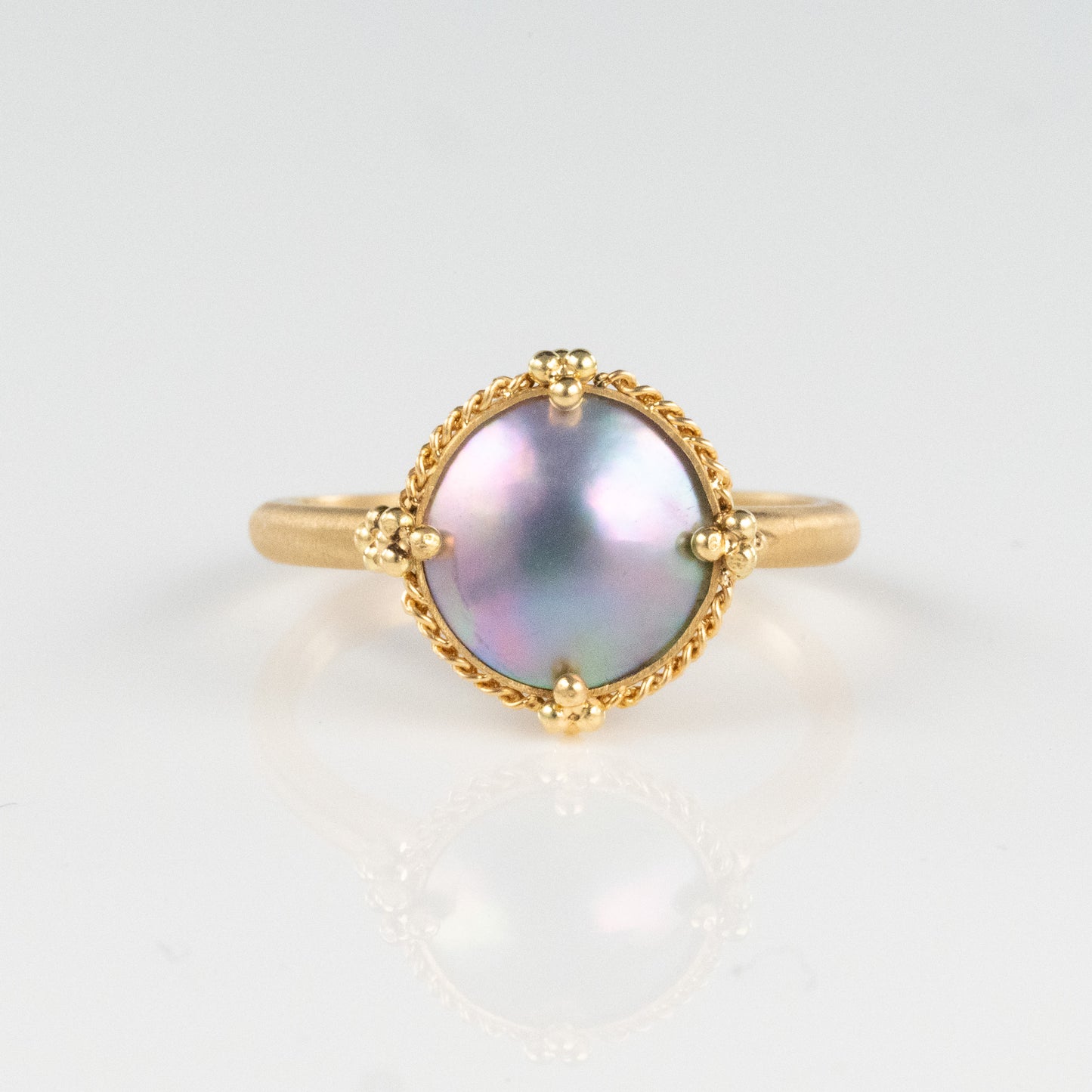 AMÁLI One of a Kind 18K Mabe Pearl Ring