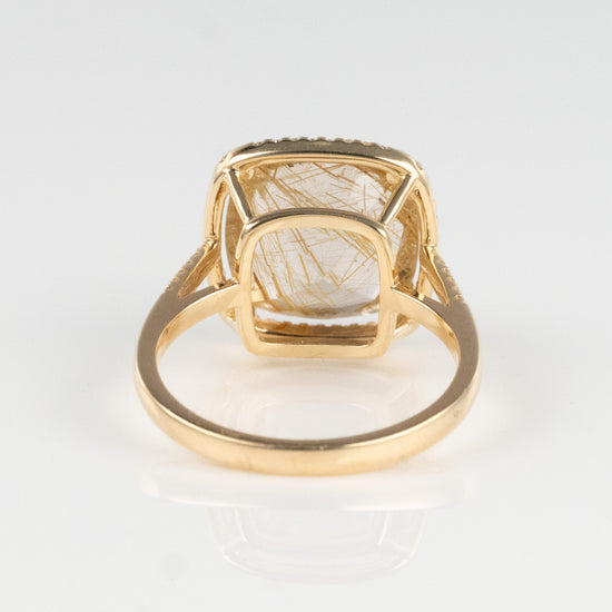 Load image into Gallery viewer, LIVEN 14K One-of-a-Kind Rutilated Quartz Ring
