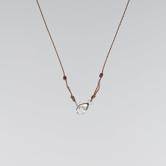 Opaque Aquamarine Small Zen Gem Necklace