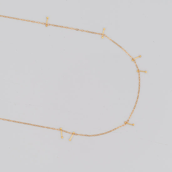 14K and 18K Pinned Necklace