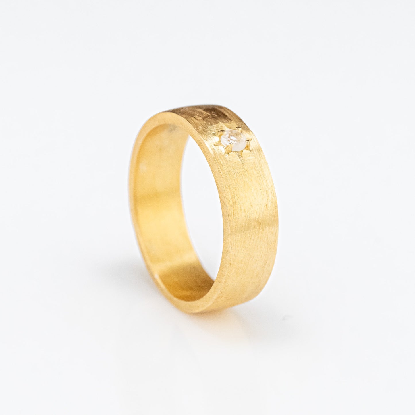 Lyra Golden Gypsy Moonstone Ring