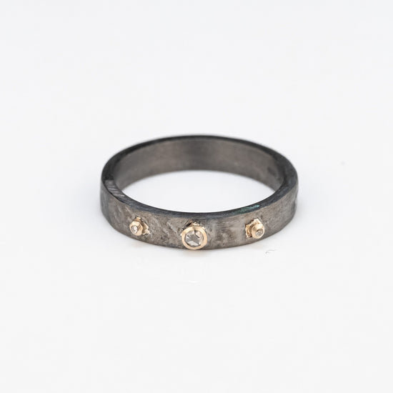 Azha Gypsy Sterling Silver Moonstone Ring