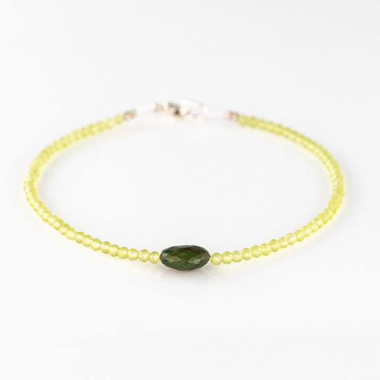 Peridot + Opal Beaded Bracelet