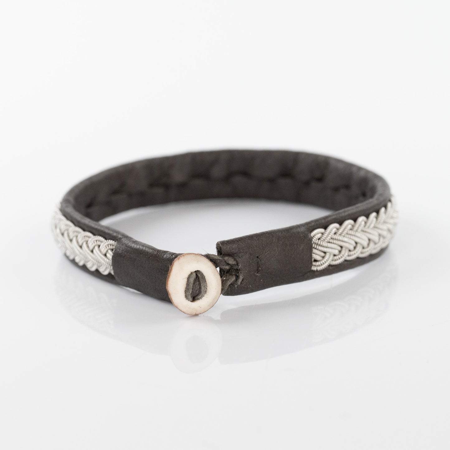 Bydalen Simple Khaki Five Strand Braid Bracelet