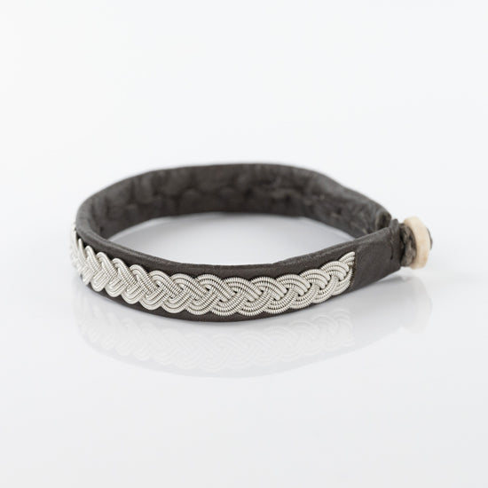 Tundra Simple Khaki Nine Strand Braid Bracelet
