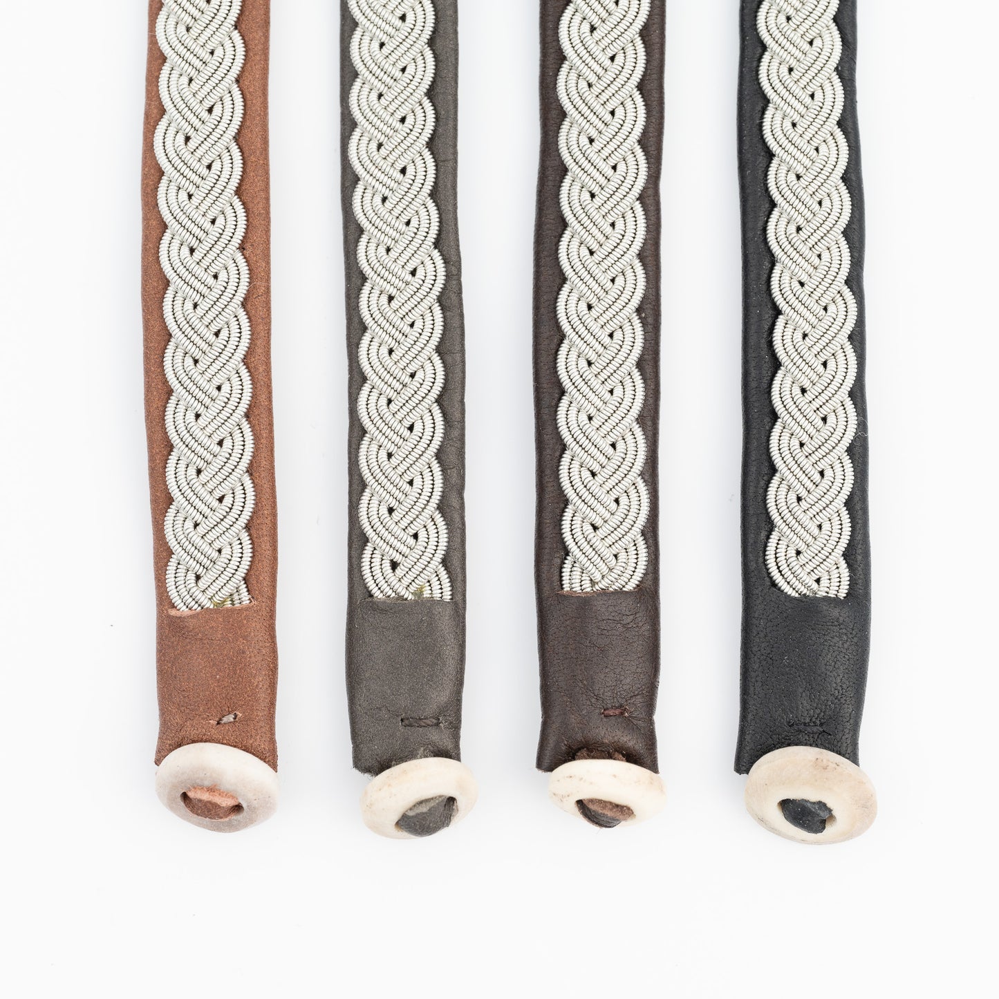 Load image into Gallery viewer, Tundra Simple Khaki Nine Strand Braid Bracelet
