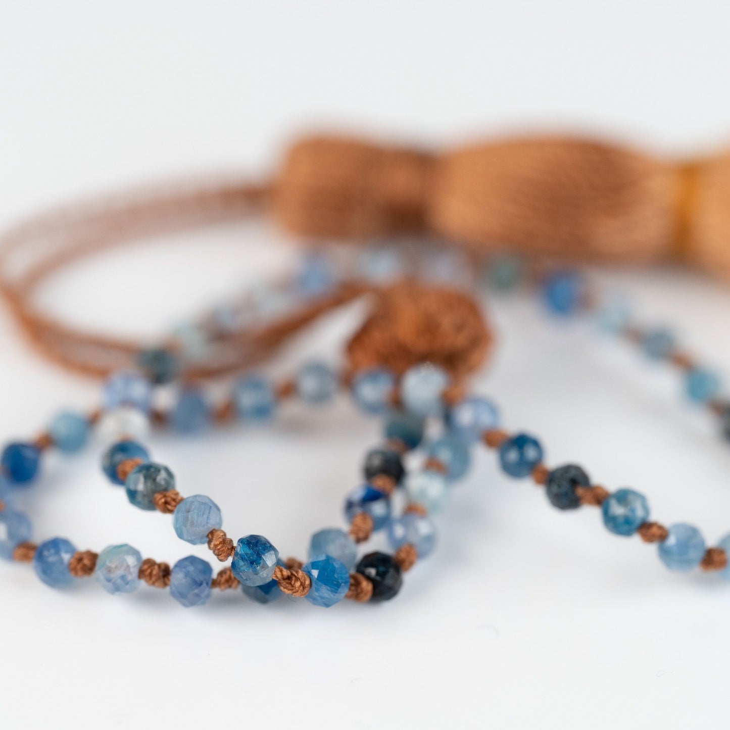 Load image into Gallery viewer, Tiny Beaded Kyanite Bracelet

