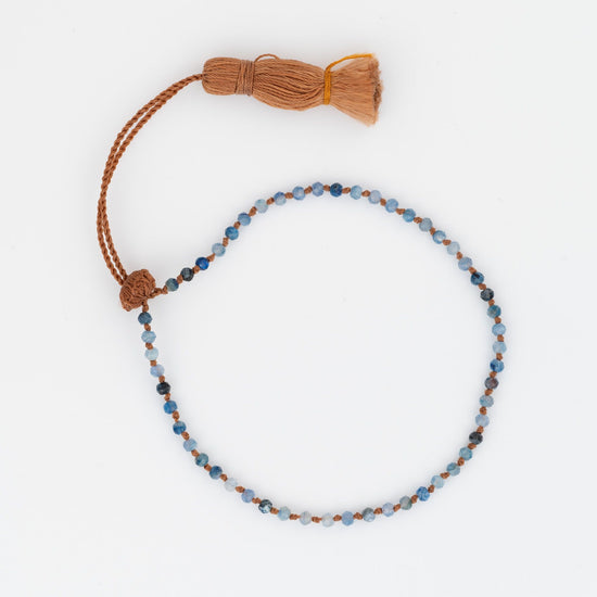 Load image into Gallery viewer, Tiny Beaded Kyanite Bracelet
