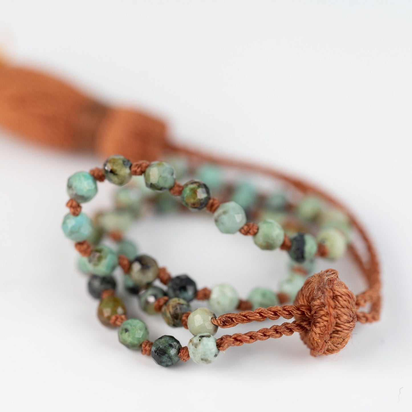 Load image into Gallery viewer, Tiny Beaded Turquoise Bracelet
