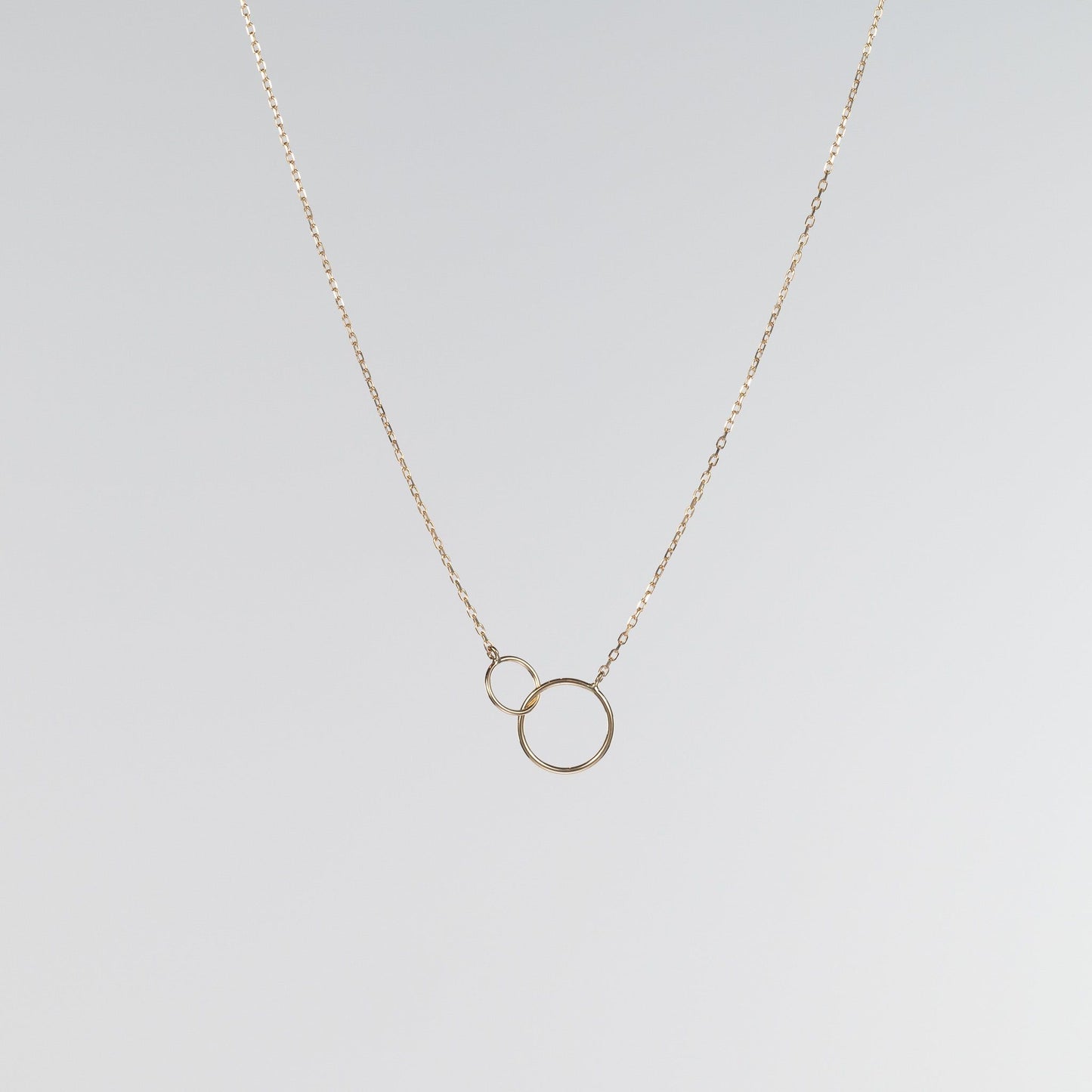 Roberto Coin White Gold Circle Necklace with Diamonds